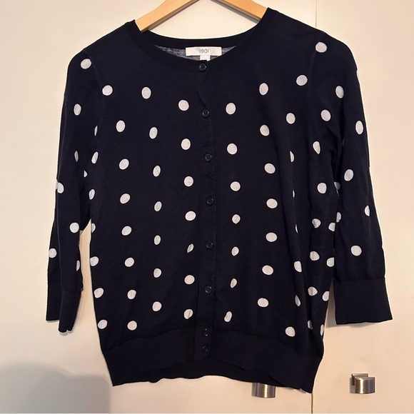 1901 Sweaters - 1901 Polka Dot Cardigan